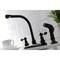 Kingston Brass KB715ACLSP Centerset Kitchen Faucet with Side Sprayer, Oil Rubbed Bronze KB715ACLSP - alternate 3